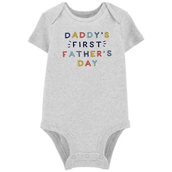 Baby Carter's Daddy's First Father's Day Original Bodysuit