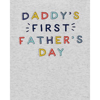 Baby Carter's Daddy's First Father's Day Original Bodysuit