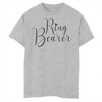 Disney's Mickey & Friends Boys 6-20 Ring Bearer Text Graphic Tee
