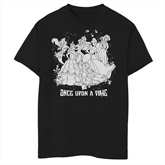 Disney's Once Upon A Time Princess Boys 8-20 Group Portrait Graphic Tee