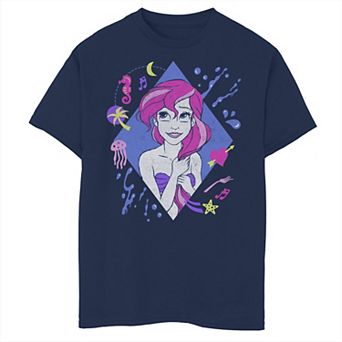 Disney's The Little Mermaid Ariel Boys 8-20 Retro Graphic Tee