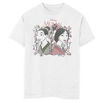 Disney's Mulan Reflection Boys 8-20 Floral Portrait Graphic Tee