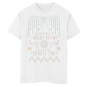 Disney's Pocahontas Grandmother Willow Boys 8-20 Faux Stitch Graphic Tee