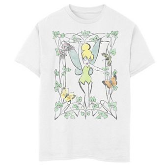 Disney's Tinkerbell Framed Sketch Boys 8-20 Portrait Graphic Tee
