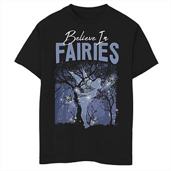 Disney's Peter Pan Tinkerbell Boys 8-20 Believe In Fairies Graphic Tee