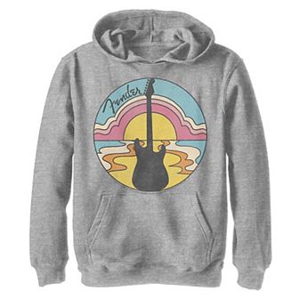 Boys 8-20 Fender Groovy Sunset Logo Hoodie