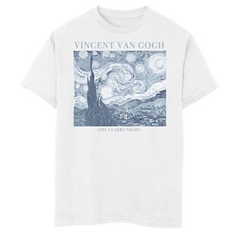 Boys 6-20 Trendy Vincent Van Gogh The Starry Night Graphic Tee