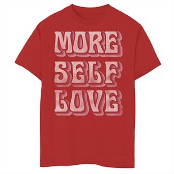 Boys 6-20 Trendy Retro Self Love Graphic Tee