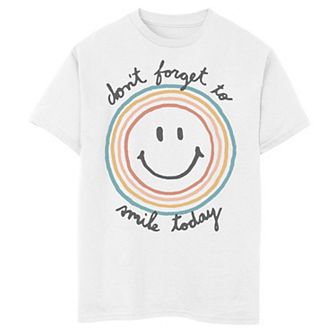 Boys 8-20 Trendy Smile Today Graphic Tee
