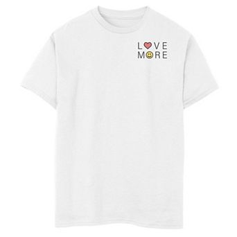 Boys 8-20 Trendy Love More Smile Graphic Tee