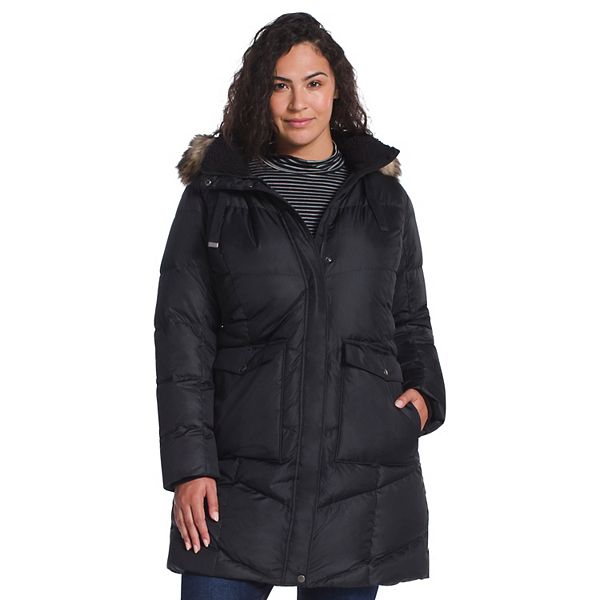 Plus Size Eddie Bauer Lodge Cascadian Sherpa-Lined Hood Down Parka