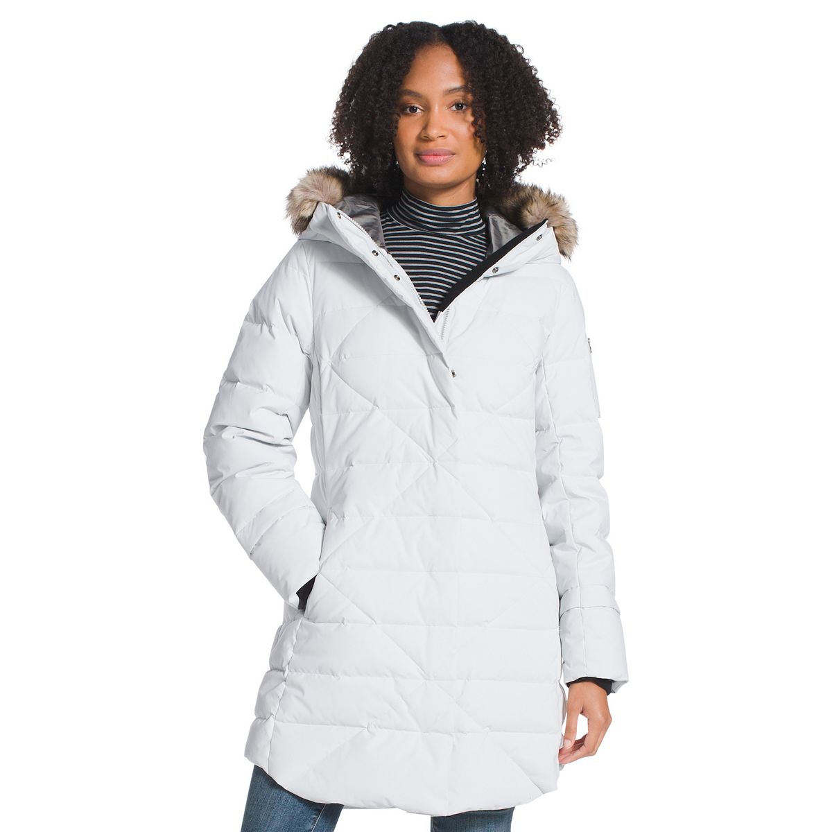 Women's Eddie Bauer Sun Valley Frost Faux-Fur Hood Down Parka | Kohls