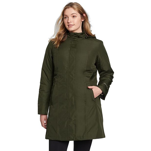 Women s Eddie Bauer Girl On The Go Insulated Trench Coat