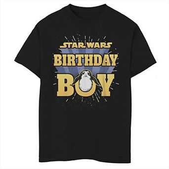 Boys 8-20 Star Wars Porg Birthday Boy Graphic Tee