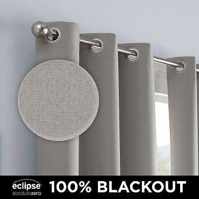 eclipse Kylie Absolute Zero Grommet Window Curtain Set