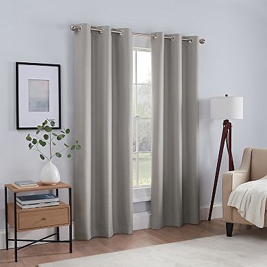 eclipse Kylie Absolute Zero Grommet Window Curtain Set