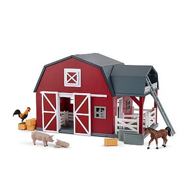 Terra by Battat Wooden Barn Farm Pretend Playset