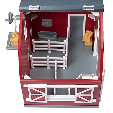 Terra by Battat Wooden Barn Farm Pretend Playset