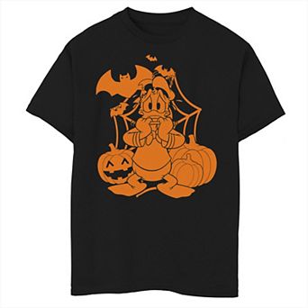 Disney's Mickey & Friends Boys 8-20 Halloween Donald Duck Pumpkins Graphic Tee