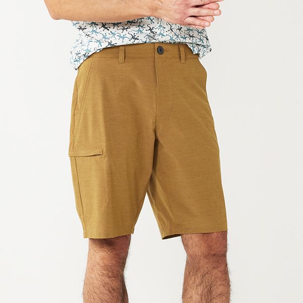 Kohls mens elastic waist on sale shorts