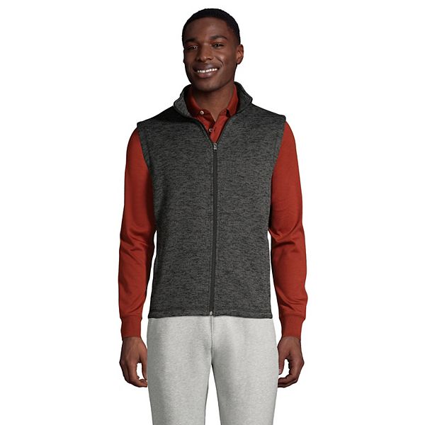 Men's Lands' End Sweater Fleece Vest