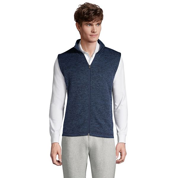 Men's Lands' End Sweater Fleece Vest