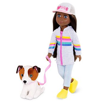 Glitter Girls Jana & Cuddles Doll and Dog Plush Playset