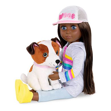 Glitter Girls Jana & Cuddles Doll and Dog Plush Playset