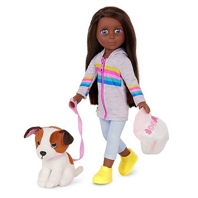 Glitter Girls Jana & Cuddles Doll and Dog Plush Playset