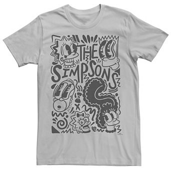 Men's The Simpsons Pop Art Mashup Tee