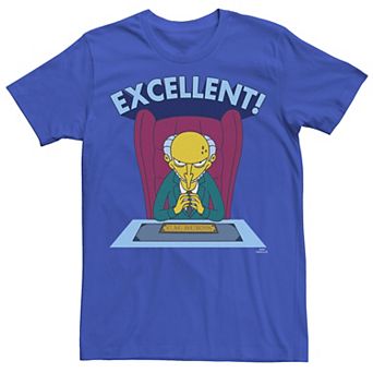 Men's The Simpsons Mr. Burns "Excellent!" Tee