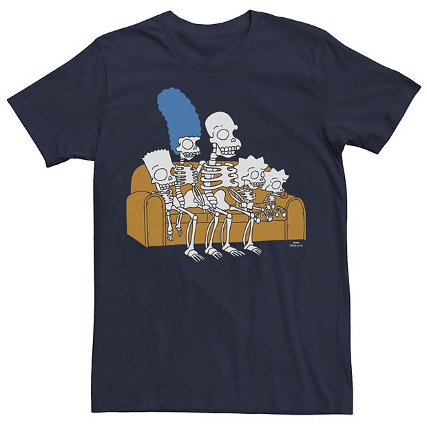 simpsons skeleton shirt