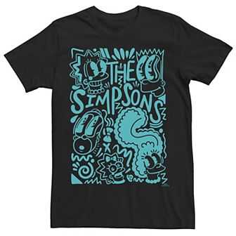 Men's The Simpsons Pop Art Mashup Tee