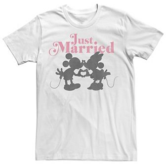 Disney's Mickey & Minnie Just Married Juniors' Boyfriend Tee