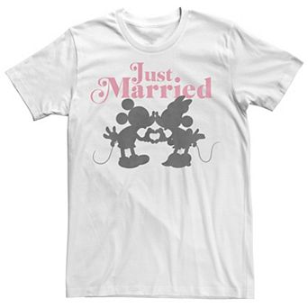 Disney's Mickey & Minnie Just Married Juniors' Boyfriend Tee