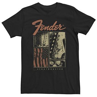 Big & Tall Fender Americana Portrait Panels Tee