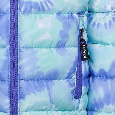 Girls 4-16 Hurley Printed Puffer Jacket