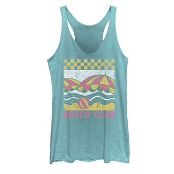 Juniors' Beach Club 90's Style Portrait Tank Top