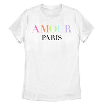 Juniors' Amour Paris Tee