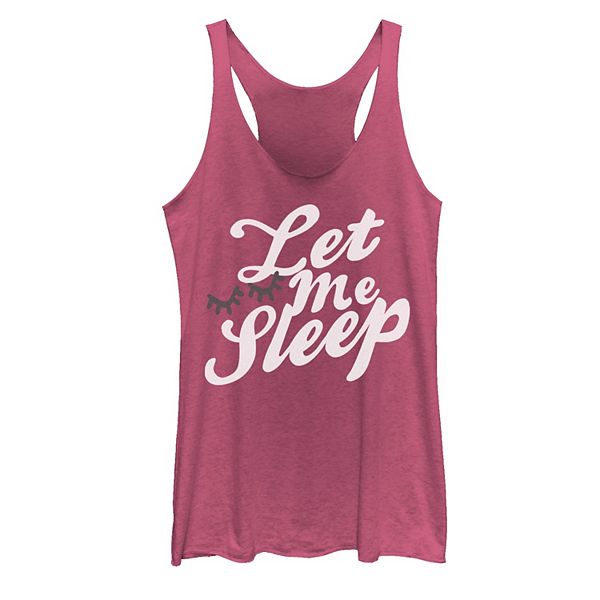 Juniors' Let Me Sleep Tank Top