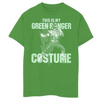 Boys 8-20 Power Rangers Green Ranger Halloween Costume Graphic Tee