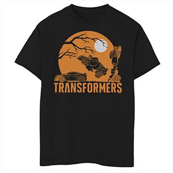 Boys 8-20 Transformers Bumblee Transition Orange Hue Portrait Graphic Tee