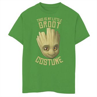 Boys 8-20 Marvel Guardians Of The Galaxy This Is My Little Groot Costume Halloween Graphic Tee