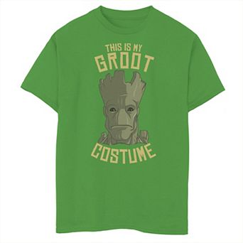 Boys 8-20 Marvel Guardians Of The Galaxy Groot Costume Halloween Graphic Tee