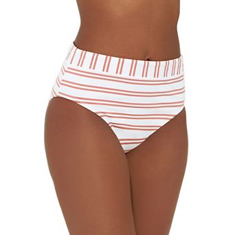 Women's Freshwater Banded High-Waist Swim Bottoms