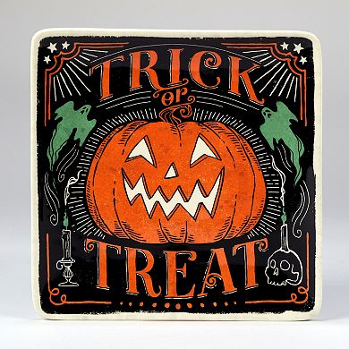 Certified International Scaredy Cat 4-pc. Dessert Plate Set