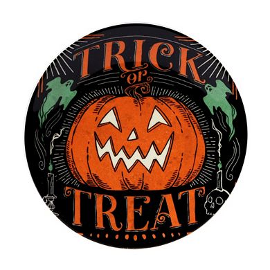 Certified International Scaredy Cat 4-pc. Canape Plate Set