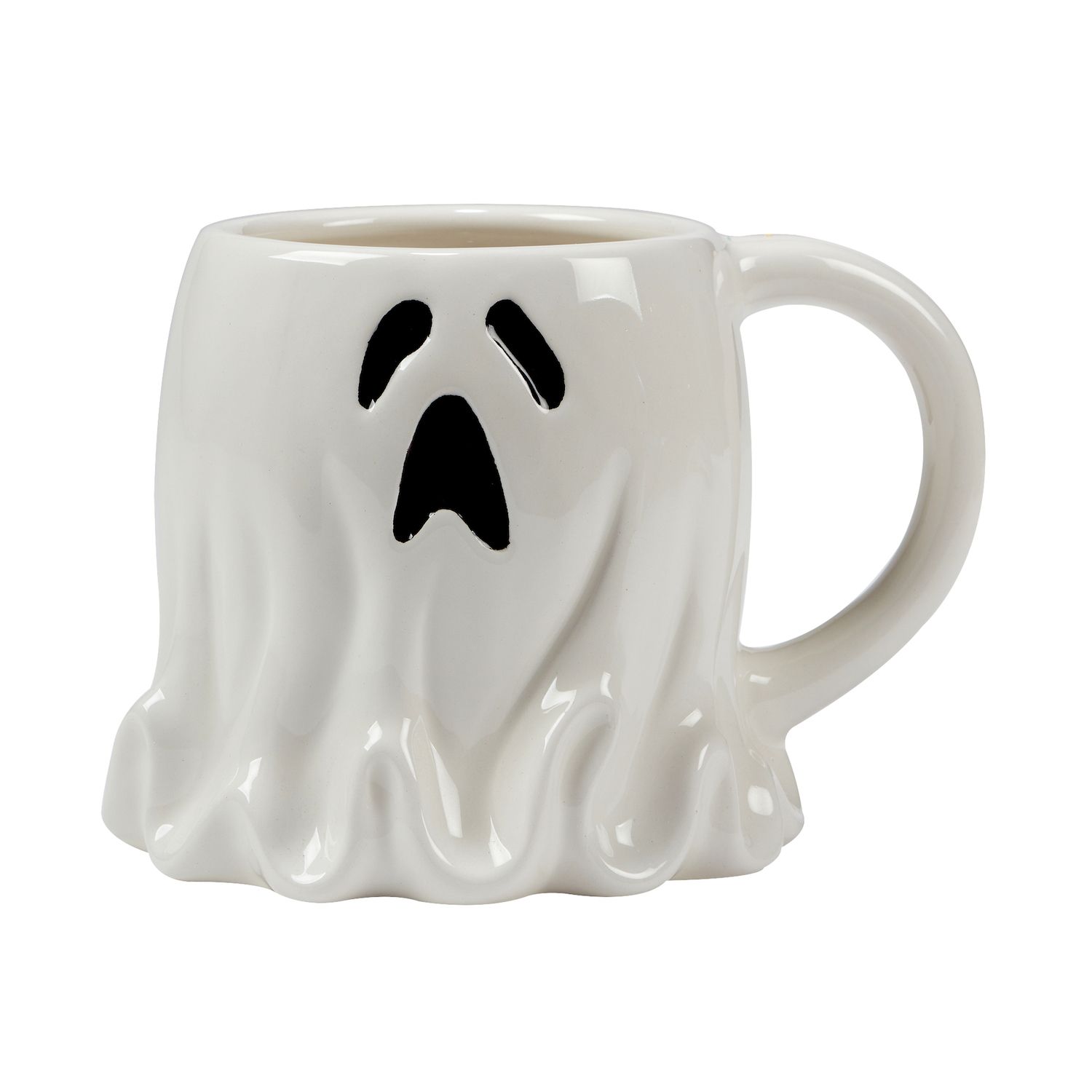 Certified International Scaredy Cat Halloween Mugs – Set Of 4 Assorted 18 Oz. Ceramic Mugs