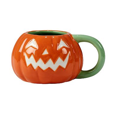 Certified International Scaredy Cat 4-pc. 3D Mug Set