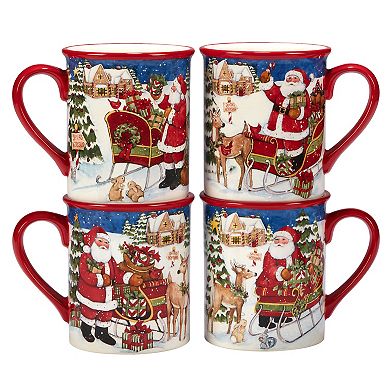 Certified International Santa's Workshop 16-pc. Dinnerware Set